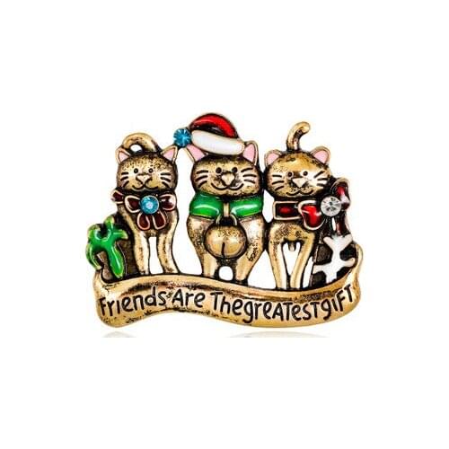 Dollybling Brooches With Cats For Clothes