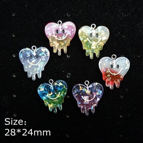 Resin Kawaii Tooth Charms Pendants Flat back Resin Cabochon for DIY necklace earring key ring Jewelry Making Accessories