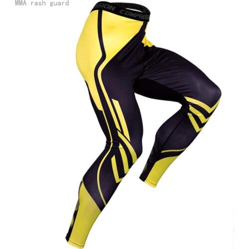 Compression Pants Running tights Mens Gym Leggings Sports Football Qraining Basic layer Quick dry Outdoor jogging pants Men New