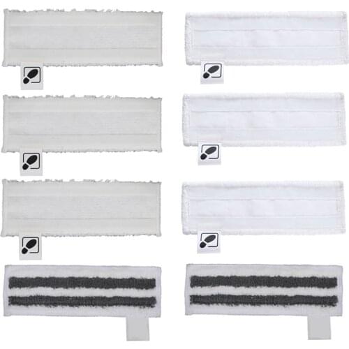 Microfibre Floor Cloth Set Sanding Floor Cloth Set for Karcher Easyfix Sc2 Sc3 Sc4 Sc5 Floor Nozzle 8Pcs