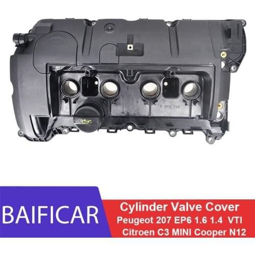 Baificar New Genuine Cylinder Valve Cover Gasket Rocker Cover 0248Q5 For Peugeot 207 EP6 1.6 1.4 VTI Citroen C3 MINI Cooper N12