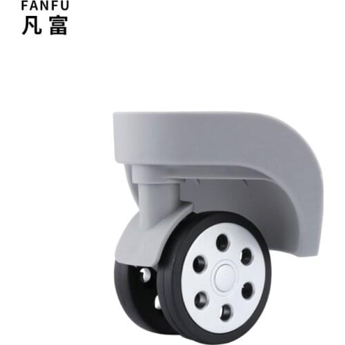 Luggage bag universal wheels accessories repair wheel trolley luggage pulley shock absorption casters luggage wheels roll wheel