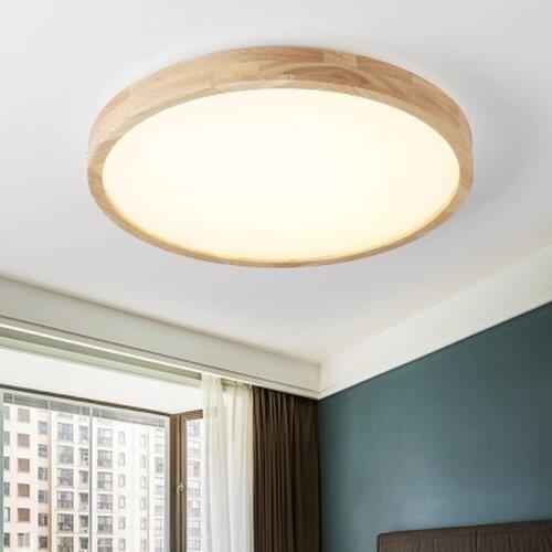 LED Ceiling Light Modern Lamp Panel Living Room Round Lighting Fixture Bedroom Kitchen Hall Surface Mount Flush Remote Control