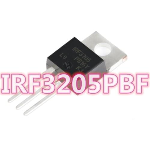 Good quality IRF3205PBF IRF3205 F3205 3205 TO-220 110A 55V Power MOSFET transistor Free shipping