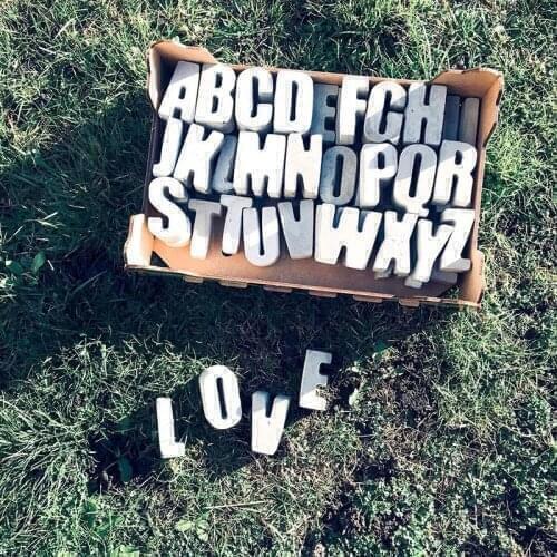 Capital Letter Concrete Molds Alphabet Molds Plaster Digital Number Molds Silicone Number Molds