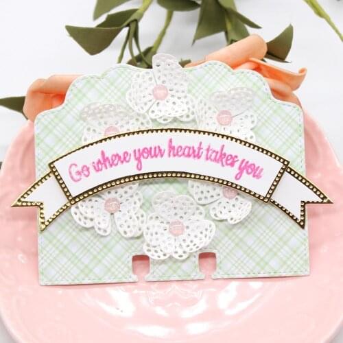 ZLDECOR Elegant Frame Memorydex Metal Cutting Dies Stencils for DIY Scrapbooking Decorative Embossing DIY Paper Cards