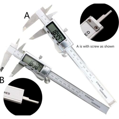 0-150mm stainless steel digital caliper measuring tools electronic digital vernier calipers metal measuring instrument 6 inch