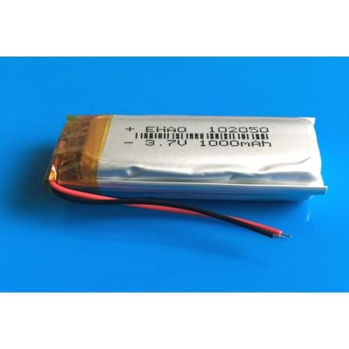 1000mAh lithium polymer Lipo rechargeable battery 3.7V 102050 KTV household battery wired microphone amplifier audio computer