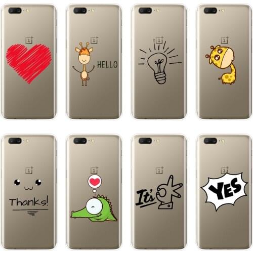 Heart Giraffe Funny Back Cover For OnePlus 7 7 Pro 6 6T 5 5T 3 3T Soft Silicone Phone Case For One Plus 3 3T 5 5T 6 6T 7 7 Pro