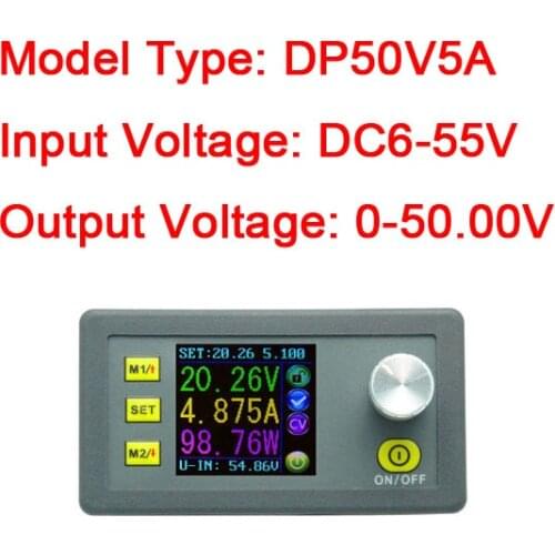 Digital Programme 5A DC 50V 5V 12V Step-down Regulated Power Supply Volt ammeter