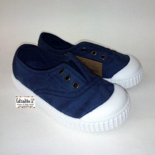Lonettes Zapy glace wash-effect canvas sneakers in blue