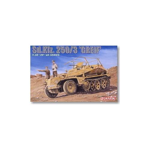1/35 scale model Dragon 6125 Sd.Kfz.250 / 3 semi-tracked armored vehicles command type "unicorn" rdquo