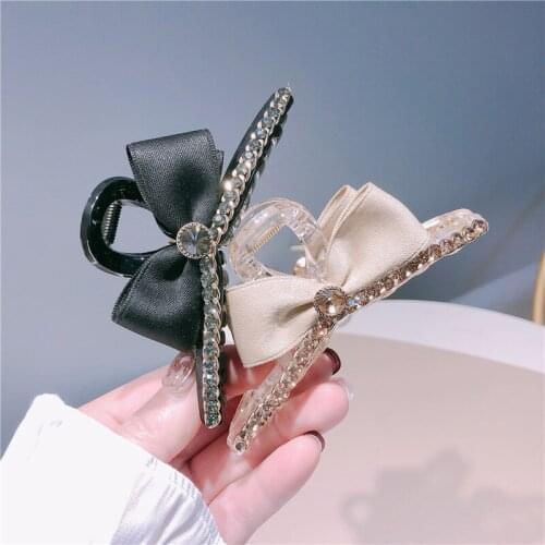 Fashion Girl pearls flowers Hair Claws Beam Hairpin Women Hair Accessories Beauty Hair Crab Clamp Headwear Hair Clip