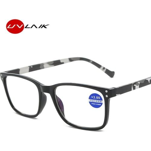 Fashion Anti Blue Light Reading Glasses Men High Definition Prescription Reading Eyeglasses Women Anti Radiation Eyewear Diopter