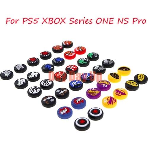 50PCS Soft Case For Playstation 5 Gamepad Thumbstick Cap FOR PS4/XBOX Series/ONE S X/Switch Pro Joystick Cap Silicone Rubber