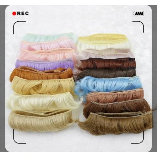 50PCS/LOT Wholesale 5CM Bang Hair Doll DIY Handmade Fringe Hair Wig For Doll