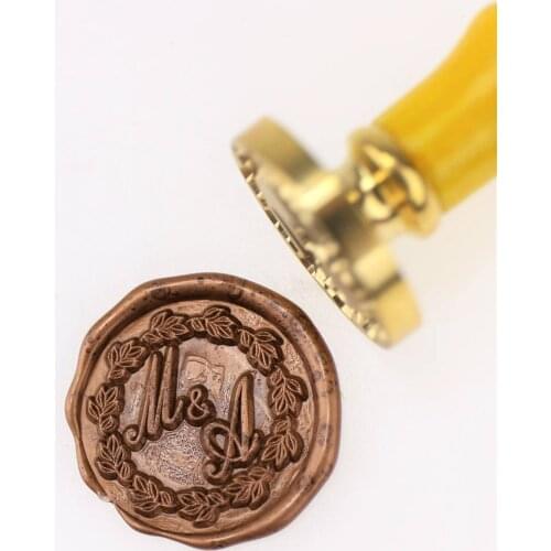Personalized Wedding Initials wax seal stamp/Custom monogram wedding seals/wedding invitation seal/custom wedding stamp
