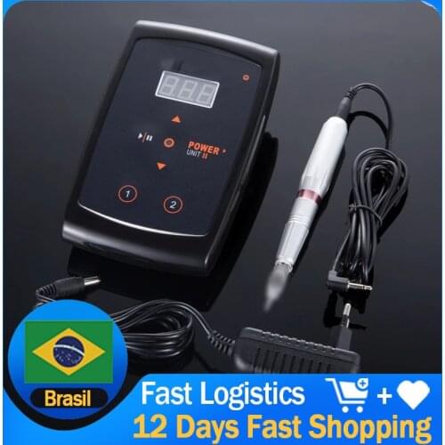 Tattoo Gun Dermograph Eyebrow Tattoo Machine Pen For Permanent Make Up Eyebrows Microblading Makeup Machine Kit Swiss Motor