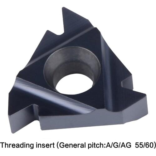 Internal extenal threading insert 06IR 08IR 11IR 16IR 16ER 22IR 22ER 27IR 27ER A55 A60 AG55 AG60 general pitch lathe thread tool