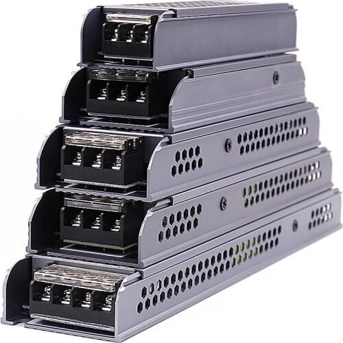 High Quality Ultra Thin LED Lighting Transformers DC 12V 24V Power Supply 60W 100W 150W 200W 300W 400W 500W LED Driver Converter