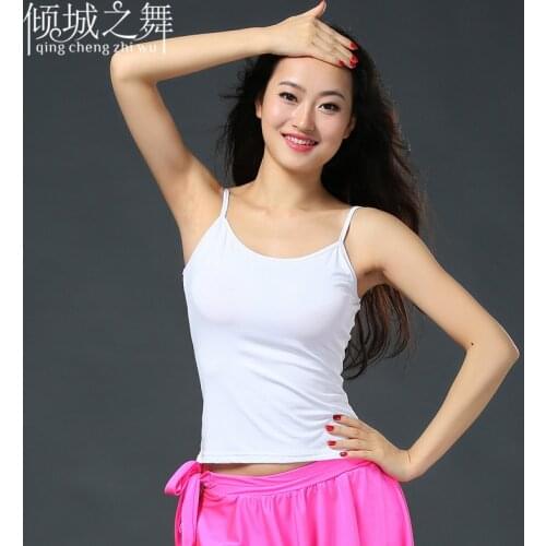 Belly Dance Skirt 2017 Rushed Cotton Branded Belly Dance Costume Sexy Vest Top For Women Sy005