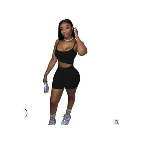 Women Summer Workout Outfit Sport Set Gym Yoga Set Fitness Shorts Crop Top Shirts Cycling Tank Shorts Sportswear Sexy Women