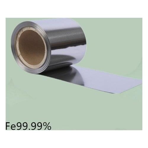 0.2mm 0.3mm 0.5mm 99.99% Fe foil Fe sheet iron plate meta iron sheet iron bell Iron Shard Cr Stainless iron YT0 DT4 Q235