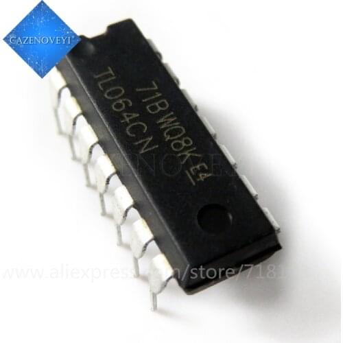 10pcs/lot TL064CN TL064 DIP-14 In Stock