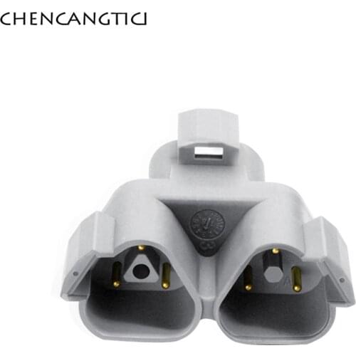 1 Set 3 Pin Way Deutsch Automotive Electrical Housing Wiring Cable Connector Plug Three Connection Socket DT04-3P-P007
