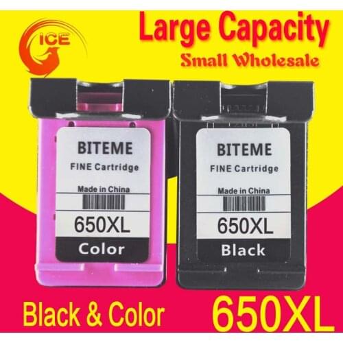 650 650XL Black Cartridge for HP 650 650XL Ink For HP Deskjet 1015 1515 2515 2545 2645 3515 4645 Printer Cartridge Ink IP650