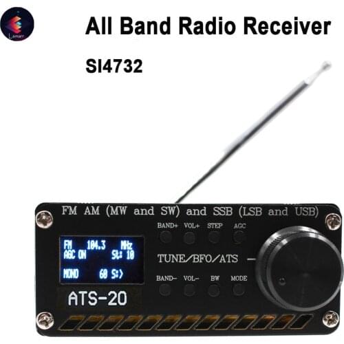 SI4732 All Band Radio Receiver FM AM (MW & SW) SSB (LSB & USB) Covering Commercial Ham Radio Bands Pre Configured