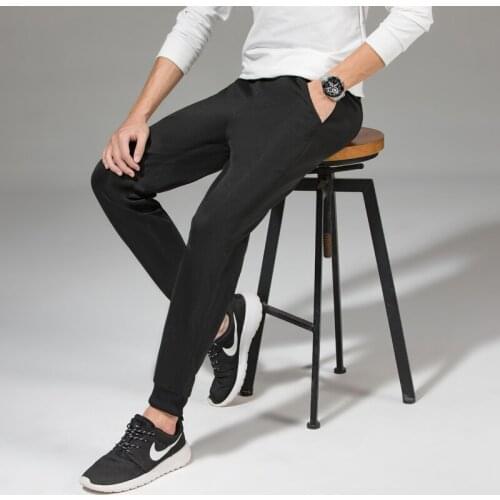 Big Size Running Student Casual Pants Boys Sports Loose Leggings Trend Simple Korean Fashion Pants Mens Spring And Autumn