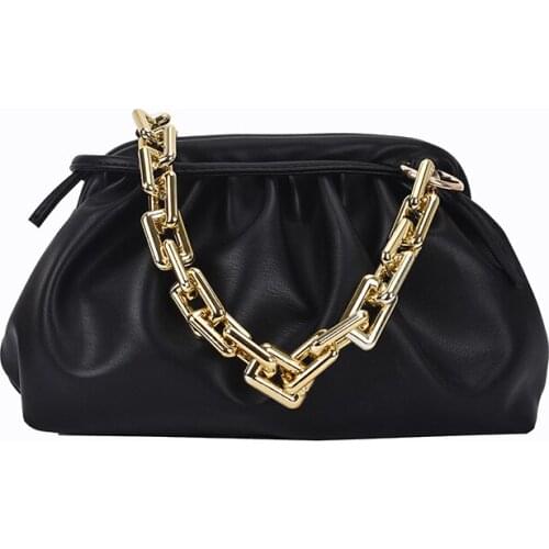 Designer Women Pu Leather Chain Handbags Shoulder Bags Brands Ladies Small Crossbody Bag Fashion Female Travel Messenger Bag New