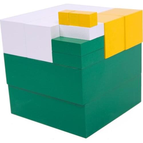 Preschool Educational Learning Toys For Kids Wooden Puzzle Math Toys Montessori Power of 2 Cube Preschool Education