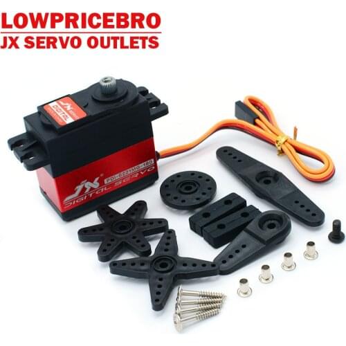 JX PDI-6221MG-180 20KG 180 Degree Metal Gear Digital Standard Servo For RC model plane helicopter 1/10 1/8 Car Crawler Buggy