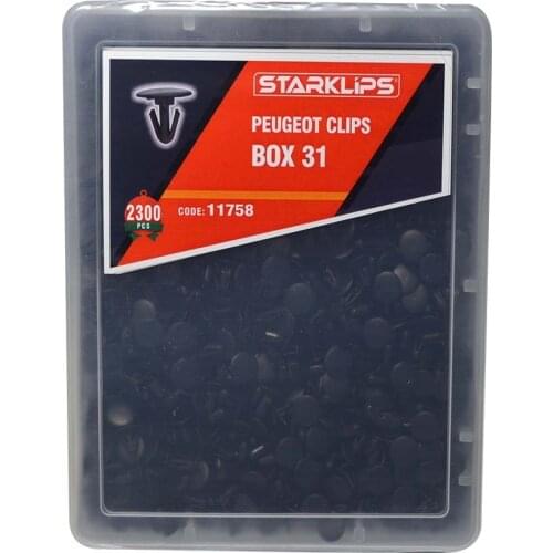Peugeot Clip Box 2300 Piece 6999 T4/A3 + Car fastener for-Push Pin-Trim Rivet