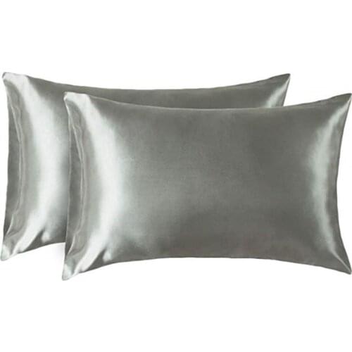 Queen/KING Cool Pillow Case Bedding Pillowcase Smooth Home Solid Color Pillows Cover 51x76cm Wholesale free shipping