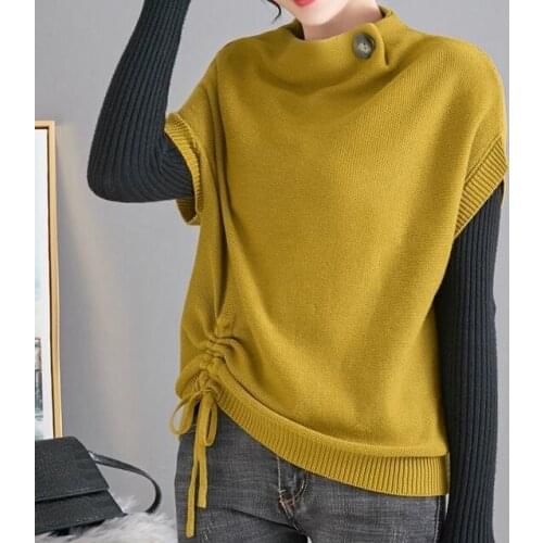 LANJING Women's Knitted T-shirts