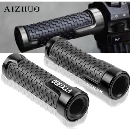 7/8"22mm Motorcycle Accessories Handlebar Grips Handle Bar Hand Bar Motorbike For Honda VTX1300 VTX 1300 2003-2010 2009 2008