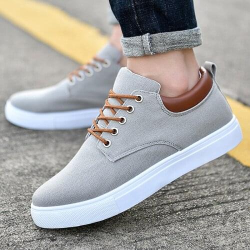 2021 Men Sneakers Breathable Canvas Shoes For Men Fashion Men Flats Shoes Casual Trainers Size 39-45