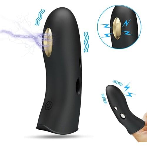 Finger Sleeve Vibrator G Spot Massage Clit Stimulate Female Masturbator Sex Toys For Women Lesbian Orgasm Toys For Adult Product