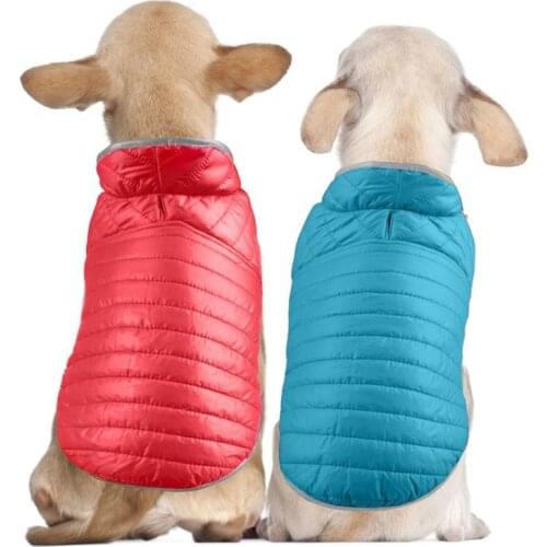 Dog Clothes, Pet Accessories, Reflective Waterproof Jackets for Dogs Warm and Soft Dog Jumpsuit for Fall and Winter