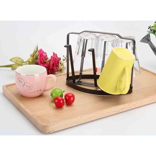 Home Kitchen Bar bathroom organizer Mug Tree Dishes Dry Rack Holder Coffee Cup Hanger kitchen storage Stand rangement cuisine