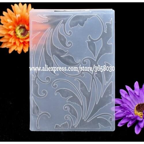 Leaves Plastic Embossing Folder For Scrapbook DIY Album Card Tool Plastic Template 10.5x14.6cm 8071141