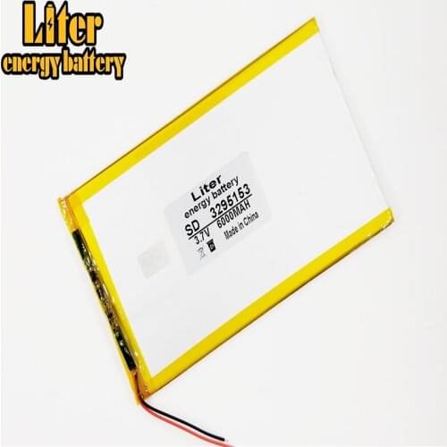 Polymer lithium batteries 3.7V 6000mAh 3295153 For 8 inch 9 inch 10inch 12-inch Tablet PC
