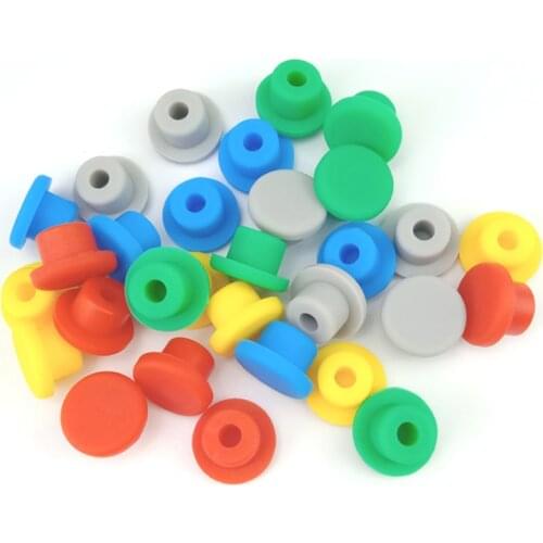 Rubber cover high-temperature resistant silicone plug cover hole plug hole dust cover elastic rubber plug gasket 20 25 30 35mm