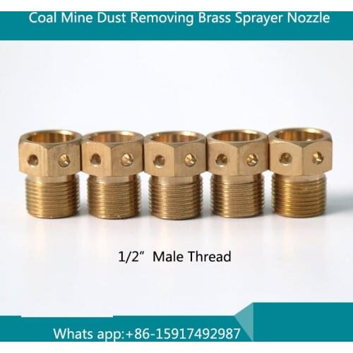 M20*1.5 1/2" Male Thread Agricultural Atomizing nozzle, Lawn Watering Sprinkler Irrigation Coal Mine Dust Removing Brass Nozzle