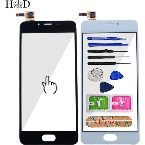 5'' Mobile Touch Screen For Meizu U10 U 10 Touch Screen Digitizer Front Glass Sensor For Meilan U10 Panel Repair Tools Adhesive