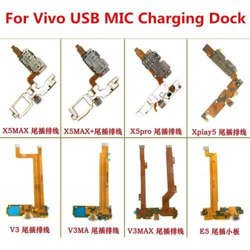 Charging Flex Cable For iPhone X5MAX+ USB Charger Port Dock Connector With Mic Flex Cable,X5pro V3MA V3MAX E5 Xplay Charging