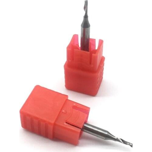 1PC One Flute Spiral 3.175 1.5mm 6mm long Wood Milling Cutter high quality PVC Carbide Engraving Cutters CNC router bits acrylic